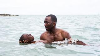 月光下的藍色男孩